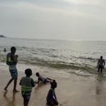 Family outing at Kent Beach