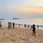 Family outing at John Obey Beach